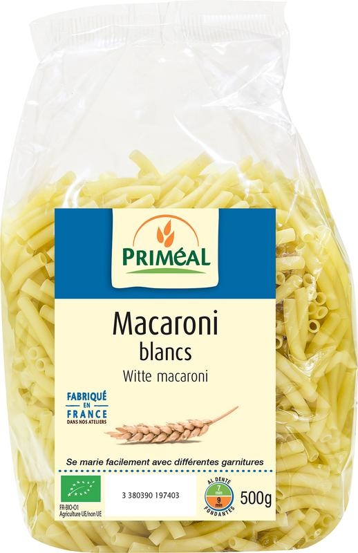 Primeal Weiße Makkaroni Bio (500 gr)
