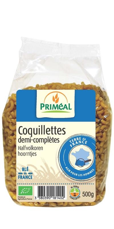 Primeal Halbvollkorn-Hörner Bio (500 gr)
