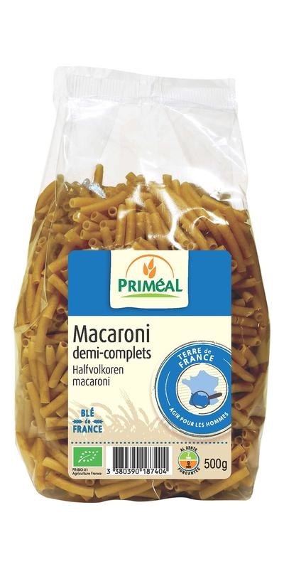 Primeal Halbvollkornmakkaroni bio (500 gr)