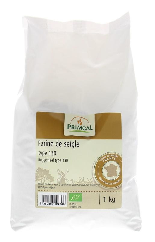 Primeal Roggenmehl Type 130 Bio (1 kg)