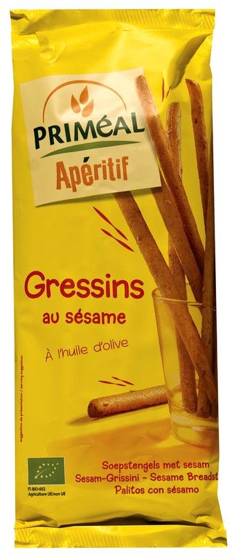 Primeal Primeal Grissini Sesam Bio (120 gr)