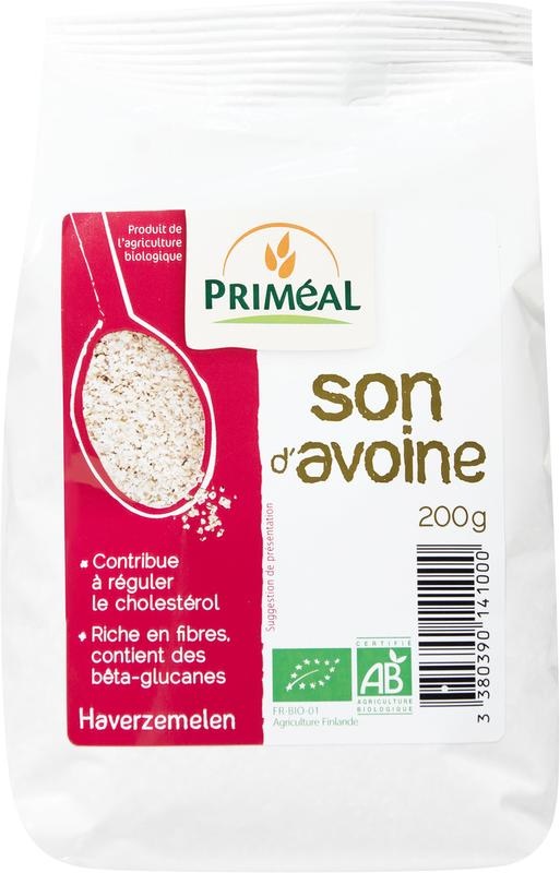 Primeal Haferkleie Bio (200 gr)