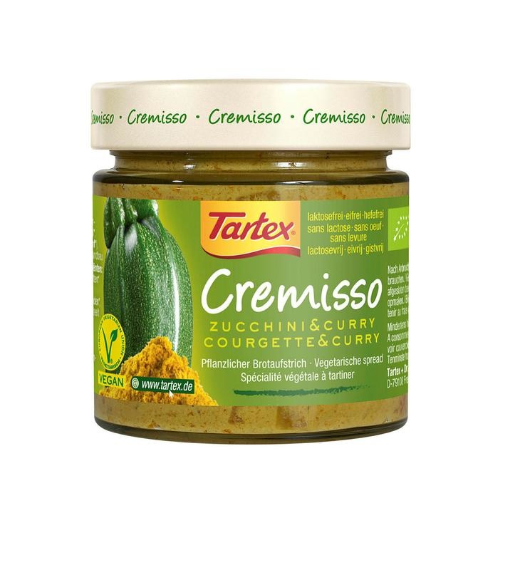 Tartex Cremisso Zucchini-Curry Bio (180 gr)