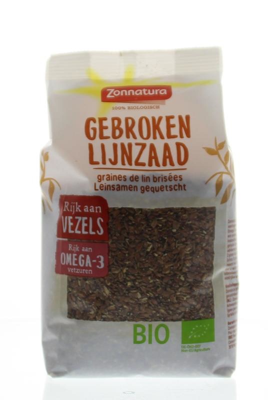 Zonnatura Bio-Leinsamen gebrochen (400 gr)
