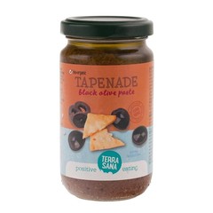 Terrasana Tapenade schwarze Oliven Bio (180 gr)