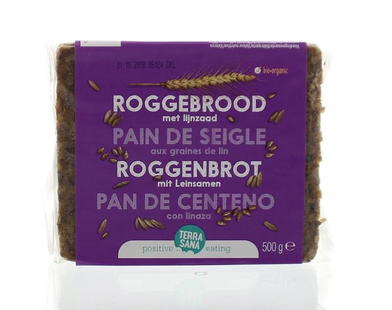 Terrasana Roggenbrot Leinsamen bio (500 gr)