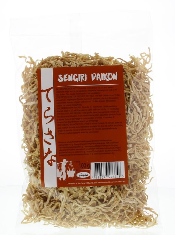 Terrasana Terrasana Sengiri Daikon Rettich getrocknet (100 gr)