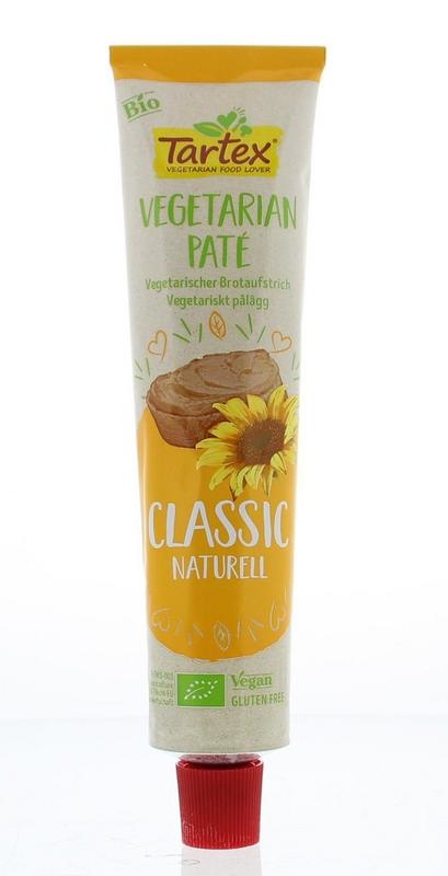 Tartex Tartex Tube Vegetarische Pastete Classic Bio (200 gr)