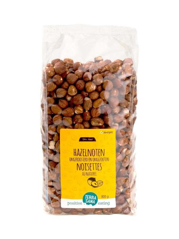 Terrasana Terrasana Haselnüsse braun geschält bio (800 gr)