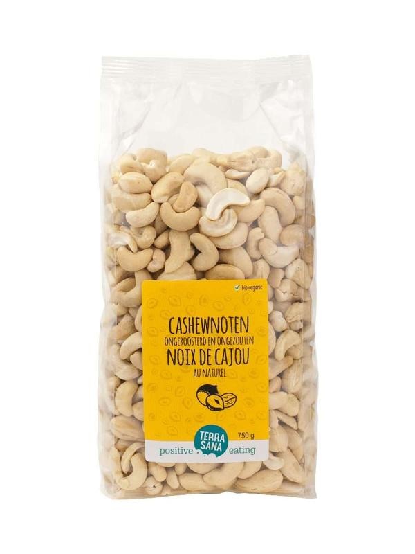 Terrasana Cashewnüsse ungeröstet ohne Salz Bio (750 gr)