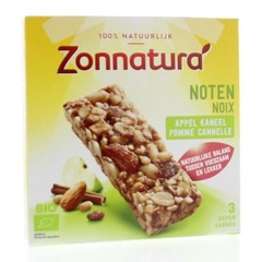 Zonnatura Nuss-Apfel-Zimt-Riegel 25 Gramm Bio (3 Stück)