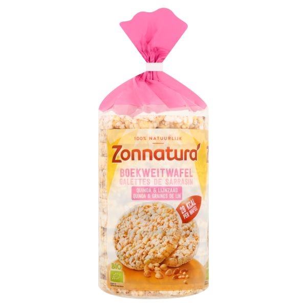 Zonnatura Zonnatura Buchweizenwaffeln mit Quinoa Bio (100 gr)