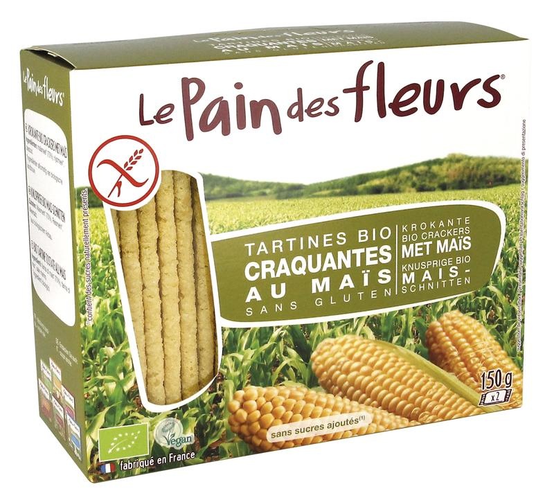Pain Des Fleurs Mais-Reis-Cracker Bio (150 gr)