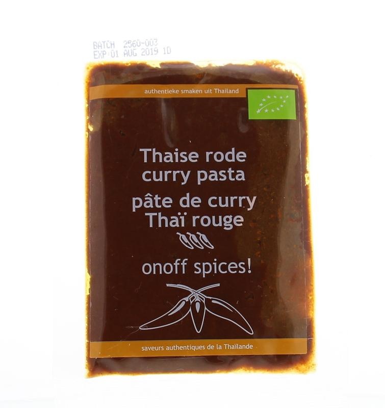Onoff Thailändische rote Currypaste Bio (50 gr)