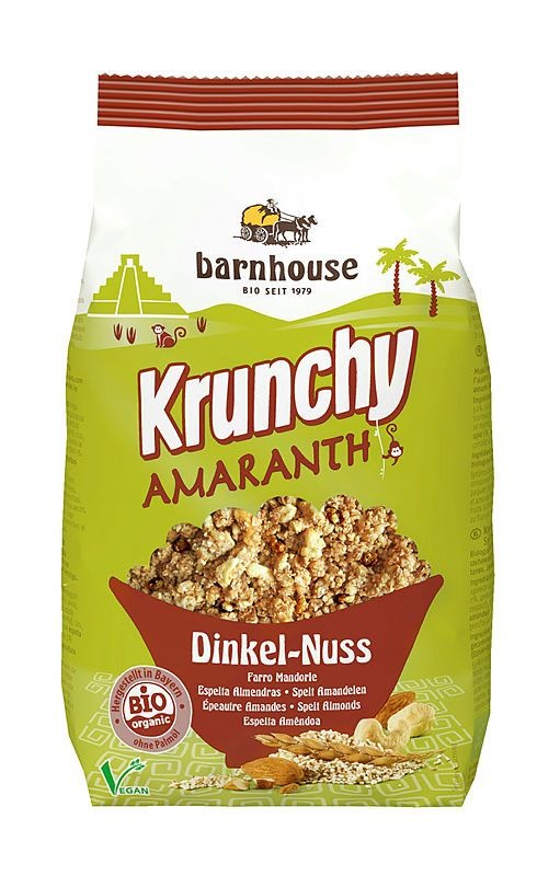 Barnhouse Krunchy Amaranth Dinkel Mandel Bio (375 gr)