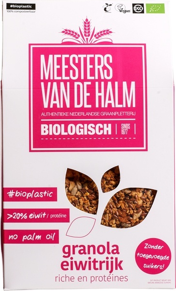 De Halm De Halm Proteinreiches Bio-Müsli (350 gr)