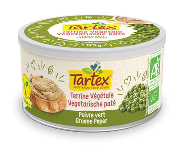 Tartex Pastete grüner Pfeffer bio (125 gr)