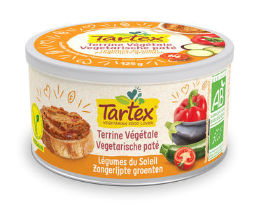Tartex Tartex Pastete sonnengereiftes Gemüse bio (125 gr)