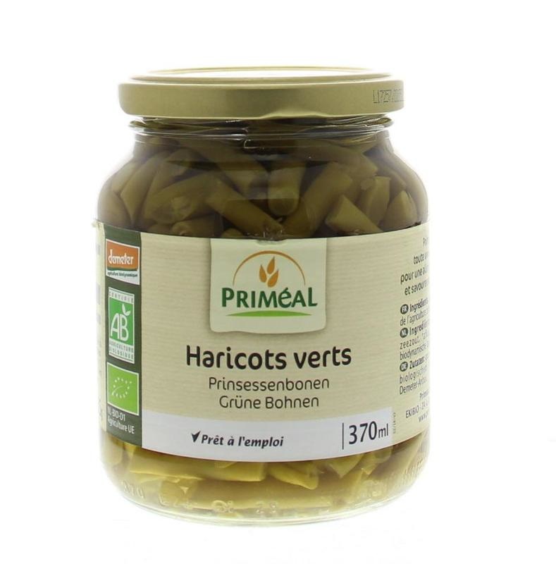 Primeal Primeal Haricots verts grüne Bohnen demeter bio (370 ml)