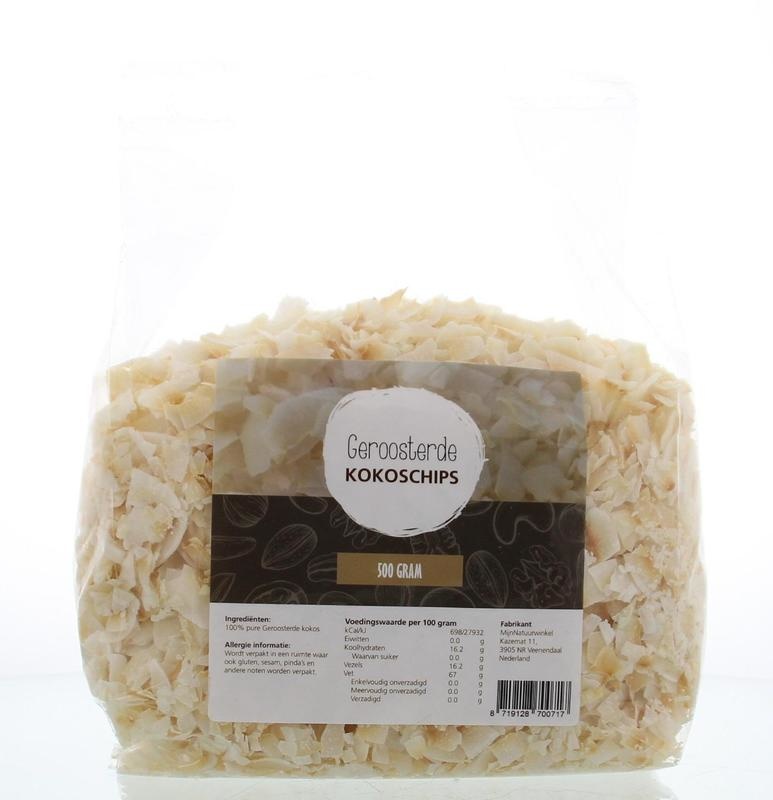 Mijnnatuurwinkel Mijnnatuurwinkel Kokoschips geröstet (500 gr)