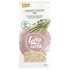 Luna E terra Haferflocken grob bio (500 gr)