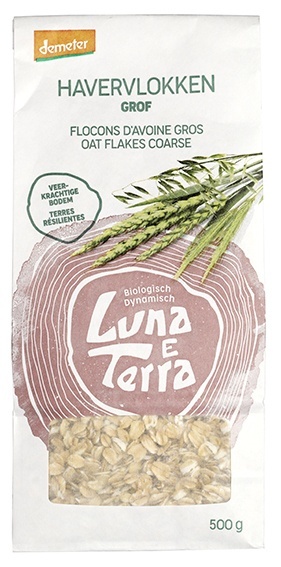Luna E terra Haferflocken grob bio (500 gr)