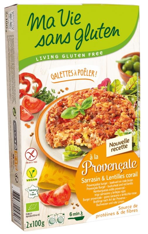 Ma Vie Sans Provenzalische Burger 2x100g glutenfrei vegan bio (2 Stück)