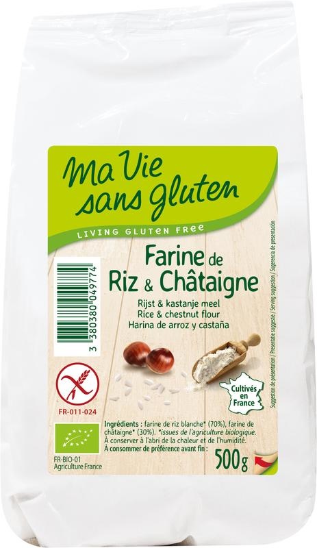 Ma Vie Sans Reis- & Kastanienmehl - glutenfrei - bio (500 gr)
