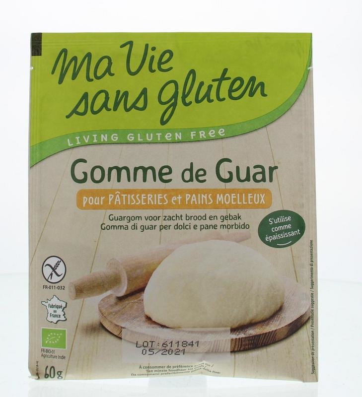 Ma Vie Sans Guarkernmehl für weiches Brot und Gebäck Bio (60 gr)