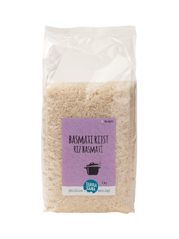 Terrasana Terrasana Basmati weißer Reis Bio (1 Kilogramm)