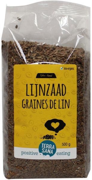 Terrasana RAW Leinsamen ganz bio (500 gr)