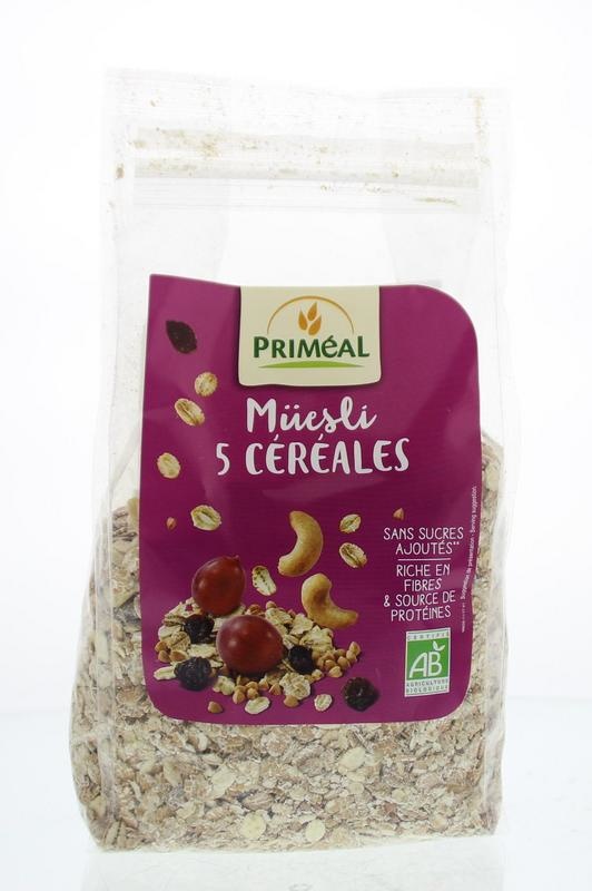 Primeal Primeal Müsli mit 5 Körnern Bio (500 gr)