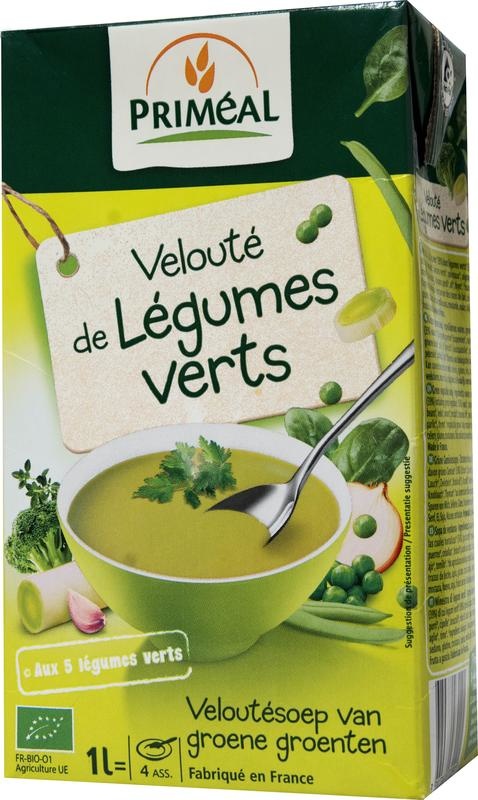 Primeal Veloutesuppe grünes Gemüse bio (1 Liter)