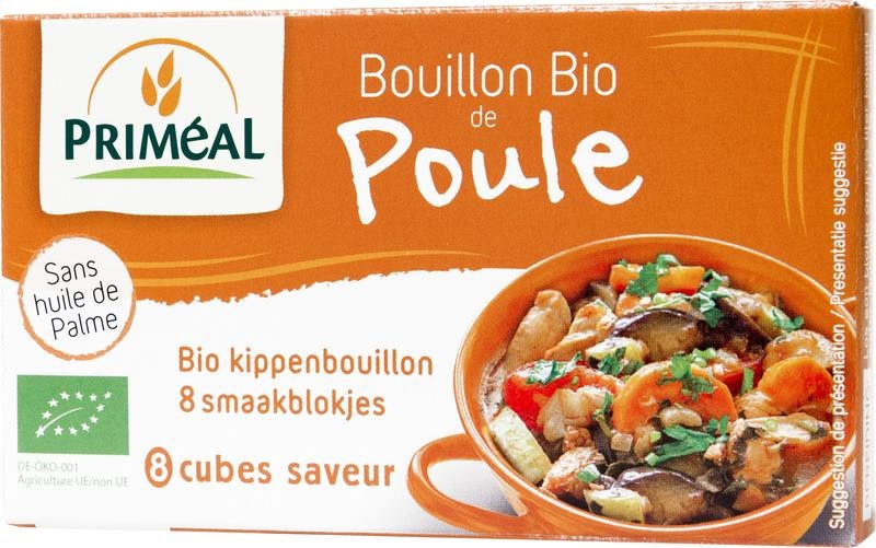 Primeal Hühnerbrühwürfel 10 Gramm Bio (8 Stück)