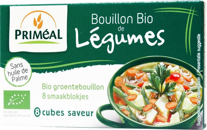 Primeal Gemüsebrühwürfel 9 Gramm Bio (8 Stück)