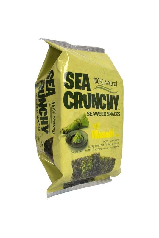 Sea Crunchy Sea Crunchy Nori-Algen-Snacks Wasabi (10 gr)