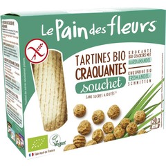 Pain Des Fleurs Knusprige Bio-Cracker mit Bio-Erdmandeln (150 gr)