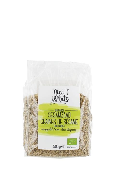 Nice & Nuts Nice & Nuts Sesam ungeschält bio (500 gr)
