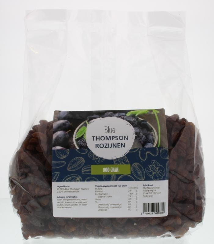 Mijnnatuurwinkel Mijnnatuurwinkel Blaue Thompson-Rosinen (1 kg)