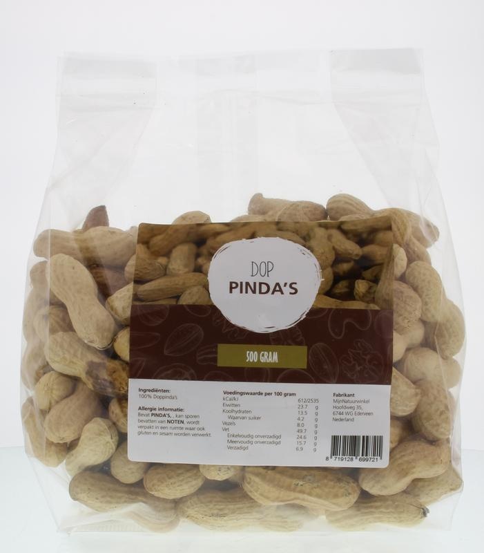 Mijnnatuurwinkel Geschälte Erdnüsse (500 gr)