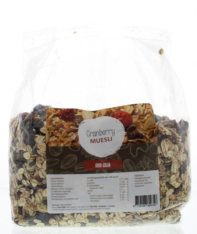 Mijnnatuurwinkel Mijnnatuurwinkel Cranberry-Müsli (1 kg)