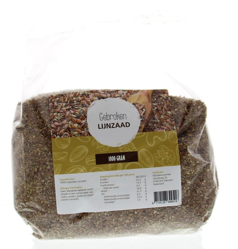 Mijnnatuurwinkel Leinsamen gebrochen (1 kg)