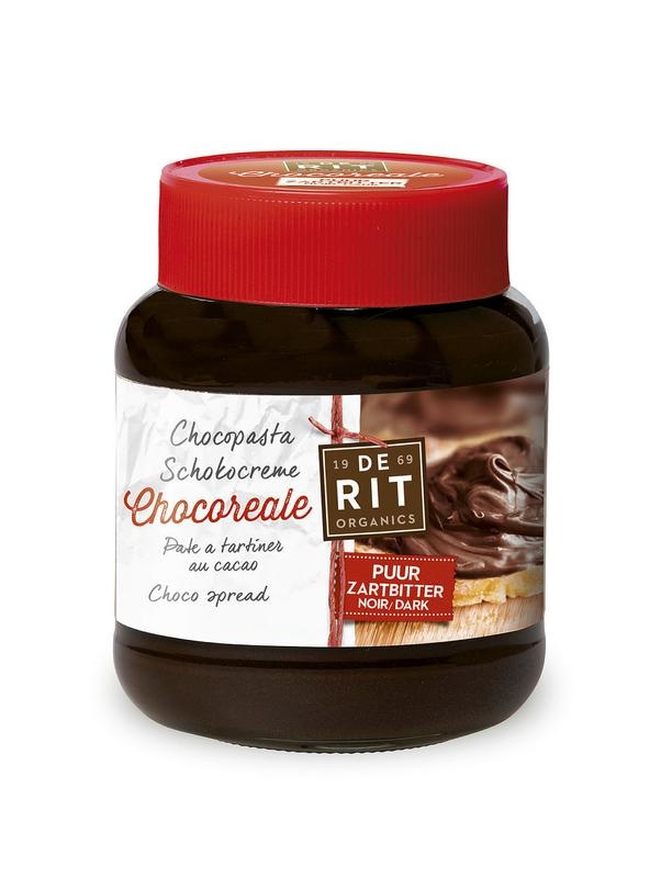 De Rit De Rit Chocoreale Schokoladenaufstrich pur mit Rohrzucker Bio (350 gr)