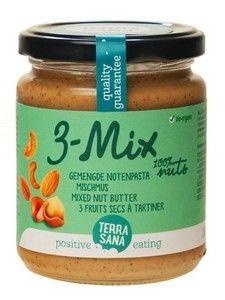 Terrasana Terrasana 3 Mix Nussbutter ohne Erdnuss Bio (250 gr)