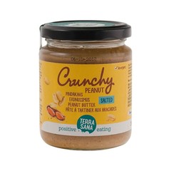 Terrasana Erdnussbutter Crunchy mit Meersalz Bio (250 gr)