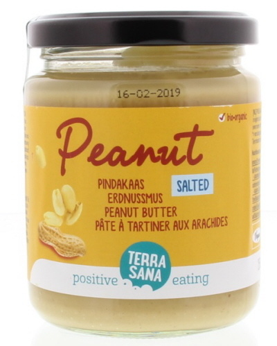 Terrasana Terrasana Erdnussbutter fein mit Himalaya-Salz Bio (250 gr)