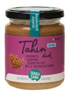 Terrasana Tahini braune Sesampaste mit Meersalz Bio (250 gr)