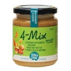 Terrasana Gemischte Nussbutter ohne Salz Bio (250 gr)