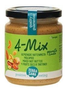Terrasana Gemischte Nussbutter ohne Salz Bio (250 gr)