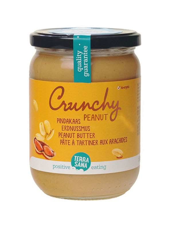 Terrasana Erdnussbutter Crunchy ohne Salz Bio (500 gr)